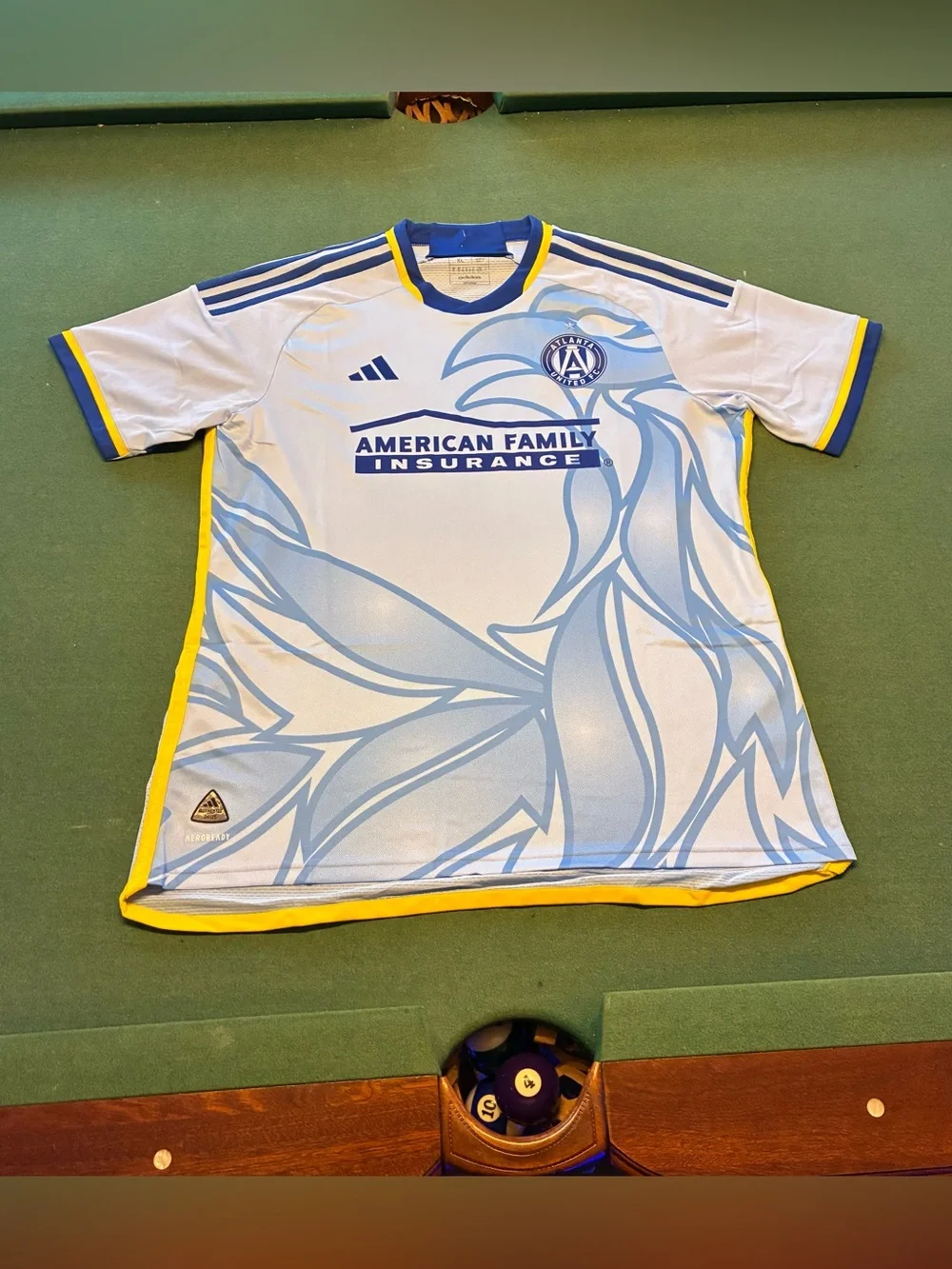 Atlanta United FC adidas Men’s Light Blue The Resurgens Kit Authentic Jersey XL